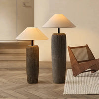 Lampe de sol japonaise en poterie antique | Marco Lucetti