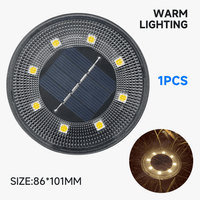 Lampe de sol solaire LED IP68 brandé | Marco Lucetti Lumière chaude-1 pièces