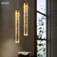 Lampe de suspension en cristal luxueuse avec télécommande LED 220V. | Marco Lucetti