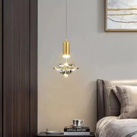 Lampe de suspension LED de luxe en cristal diamant - Éclairage créatif nordique | Marco Lucetti