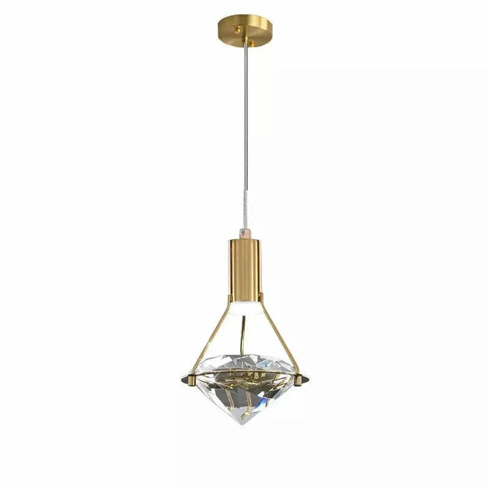 Lampe de suspension LED de luxe en cristal diamant - Éclairage créatif nordique | Marco Lucetti
