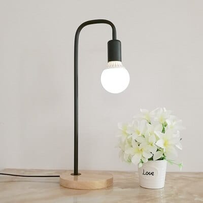 Lampe de table Caldera industrielle. | Marco Lucetti Noir