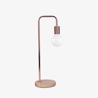 Lampe de table Caldera industrielle. | Marco Lucetti Rose gold