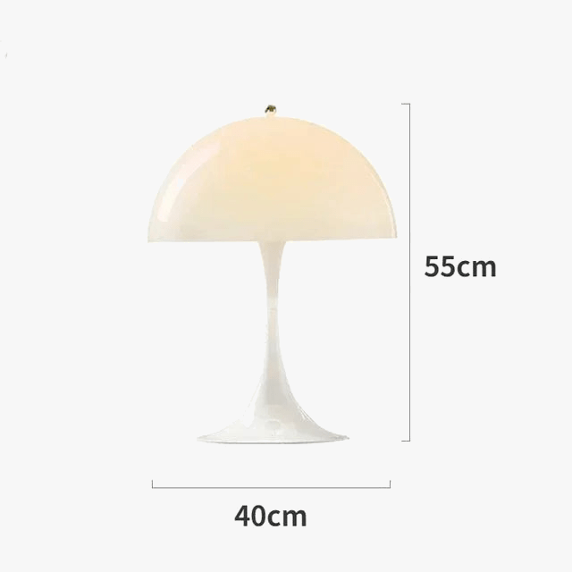 Lampe de table champignon LED moderne pour chambre ou bureau | Marco Lucetti