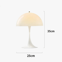Lampe de table champignon LED moderne pour chambre ou bureau | Marco Lucetti