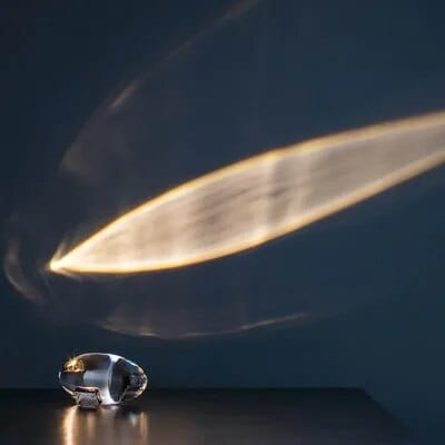 Lampe de table Crystal Egg Glow | Marco Lucetti Chaud