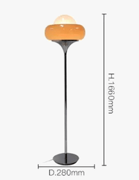 Lampe de table moderne Bauhaus design rétro par Guzzini