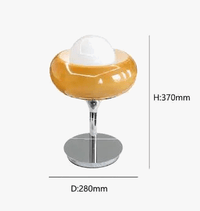 Lampe de table moderne Bauhaus design rétro par Guzzini