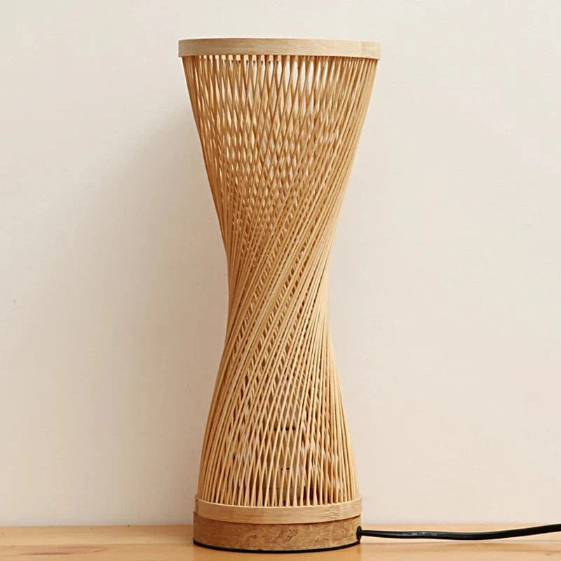Lampe de Table en bambou artisanale | Marco Lucetti