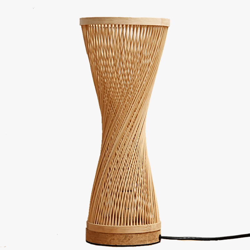 Lampe de Table en bambou artisanale | Marco Lucetti