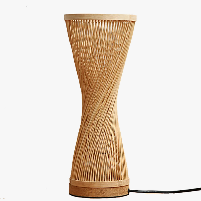 Lampe de Table en bambou artisanale
