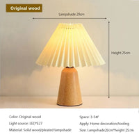 Lampe de Table en Bois Nordique Minimaliste LED - Nordic Glow