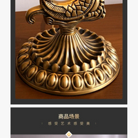 Lampe de Table Cygne Cuivre Haut de Gamme