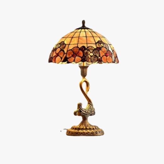 Lampe de Table Cygne Cuivre Haut de Gamme