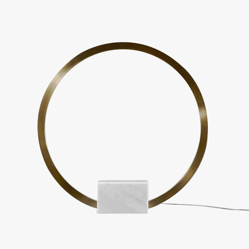 Lampe de table en marbre post-moderne "CréaLux" | Marco Lucetti Or