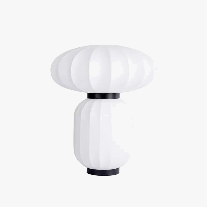 Lampe de table en soie Wabi-sabi - Éclairage design pour salon et chambre