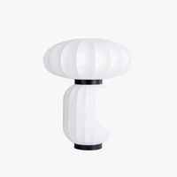 Lampe de table en soie Wabi-sabi - Éclairage design pour salon et chambre