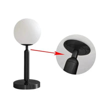 Lampe de table en verre de luxe pour la chambre ou le salon | Marco Lucetti Prix UE / L - Diamètre 15 cm E14 1 / Blanc chaud