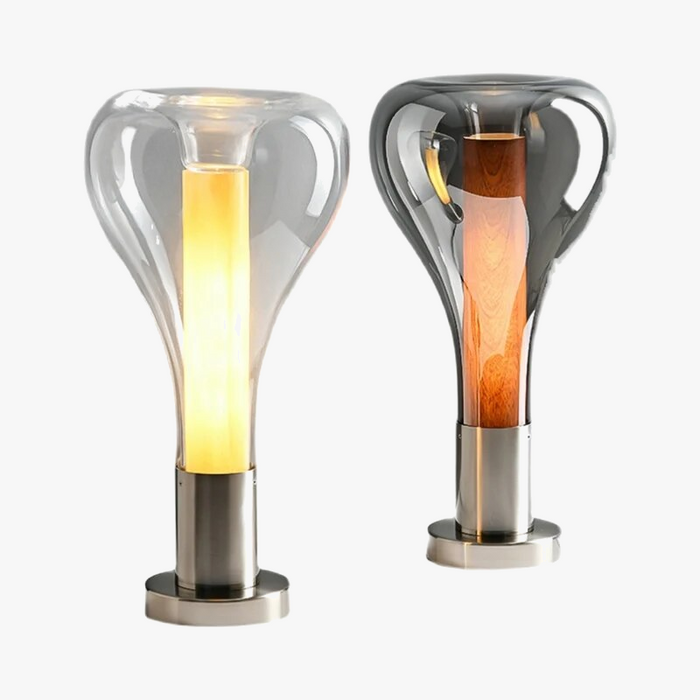 Lampe de table en verre nordique minimaliste
