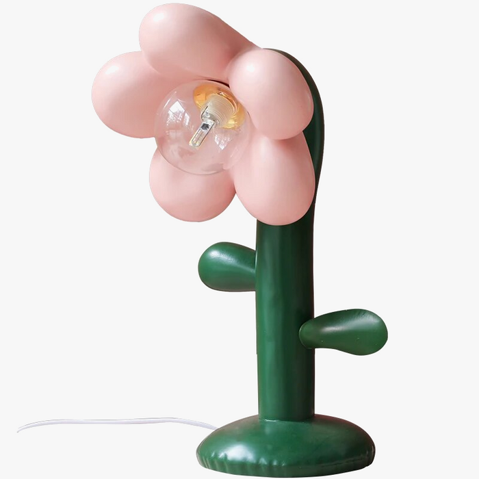 Lampe de table florale innovante