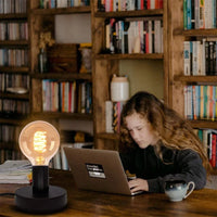 Lampe de Table Industrielle avec Cordon de 1.8m et Interrupteur | Marco Lucetti