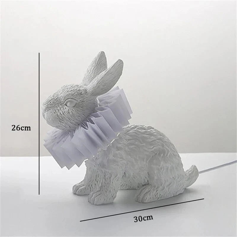 Lampe de table Lapin Lumineux pour Chambre à Coucher | Marco Lucetti Blanc C