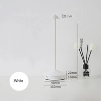 Lampe de Table LED créative Touch & Recharge | Marco Lucetti Blanc