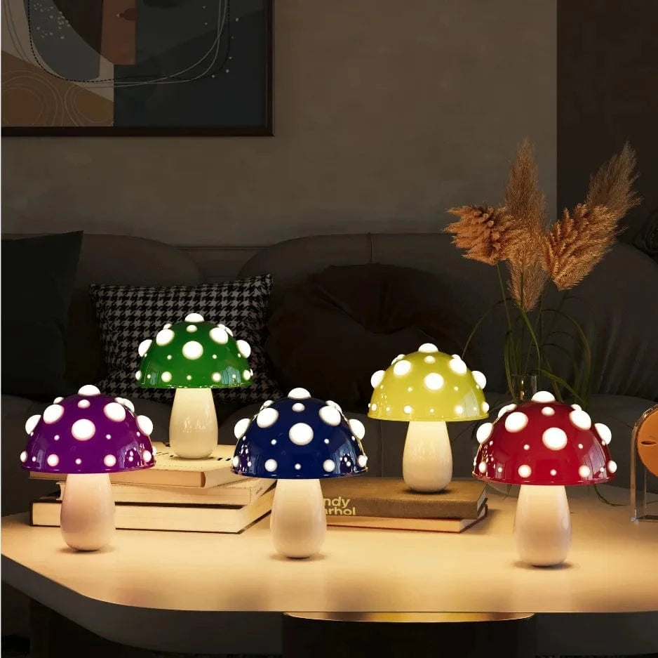 Lampe de Table LED "Mushroom Glow" | Marco Lucetti
