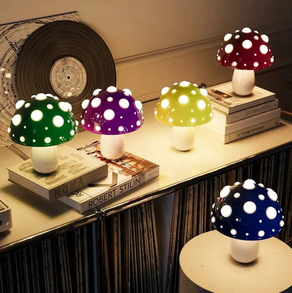 Lampe de Table LED "Mushroom Glow" | Marco Lucetti