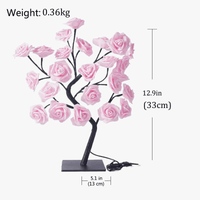 Lampe de table LED Nordique Cherry Blossom Crystal Veilleuse | Marco Lucetti