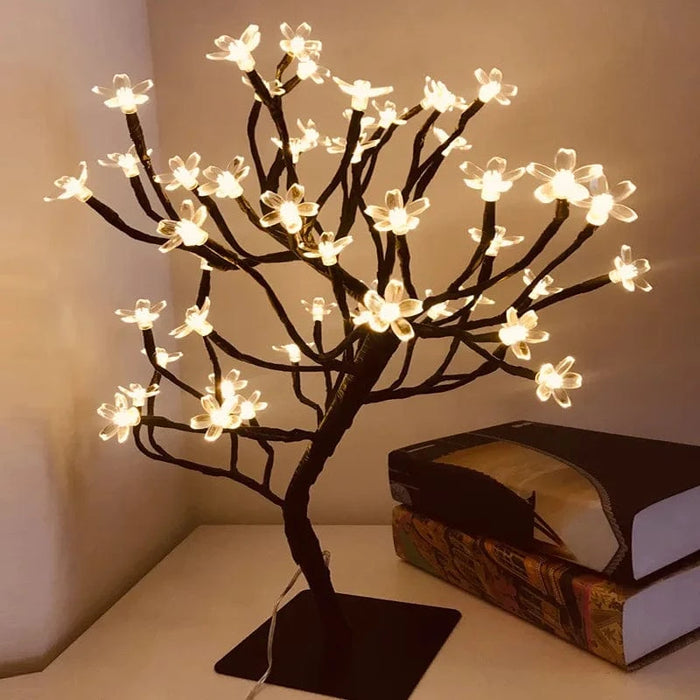 Lampe de table LED Nordique Cherry Blossom Crystal Veilleuse | Marco Lucetti