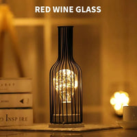 Lampe de table LED rétro-chic | Marco Lucetti Bouteille de vin