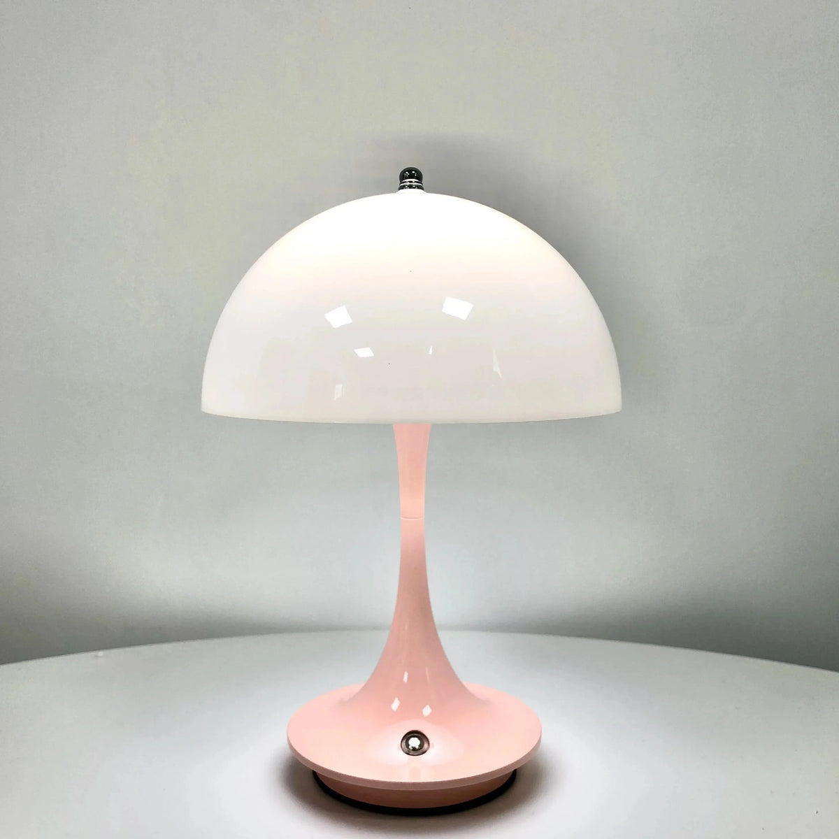 Lampe de table LED USB dimmable Bourgeon | Marco Lucetti Rose / Chargement de type C