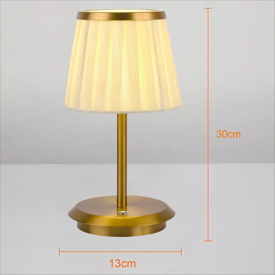 Lampe de Table LED USB Plissée | Marco Lucetti ONU / Chargement de type C