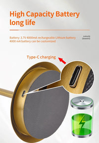 Lampe de Table LED USB Plissée | Marco Lucetti ONU / Chargement de type C