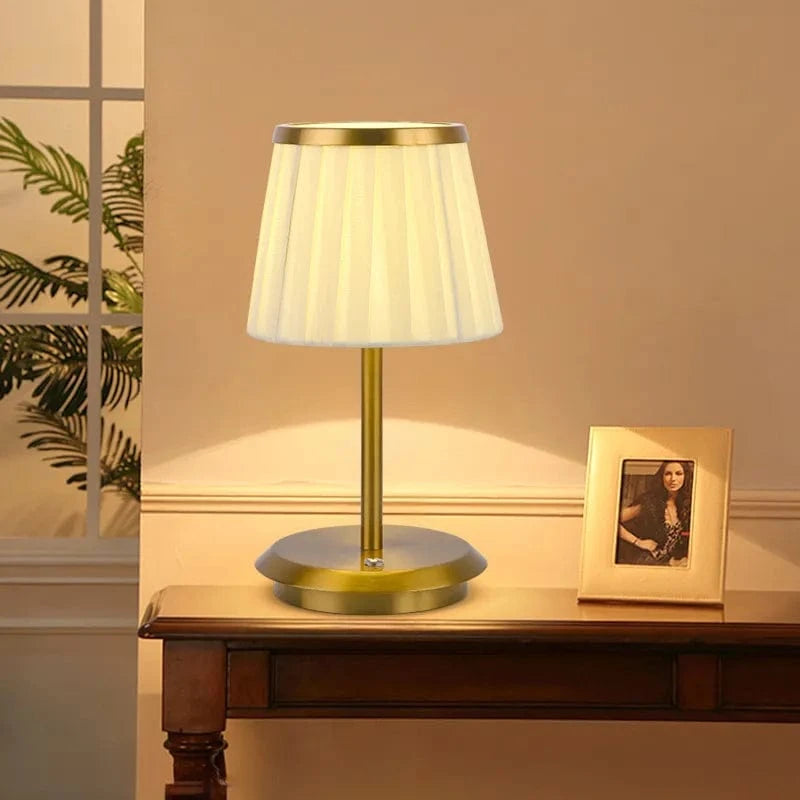 Lampe de Table LED USB Plissée | Marco Lucetti ONU / Chargement de type C