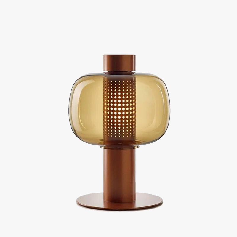 Lampe de Table Luxe Moderne en Verre