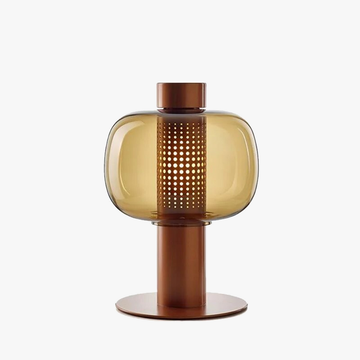 Lampe de Table Luxe Moderne en Verre