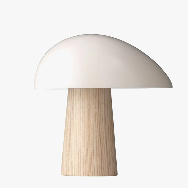 Lampe de table champignon nordique.