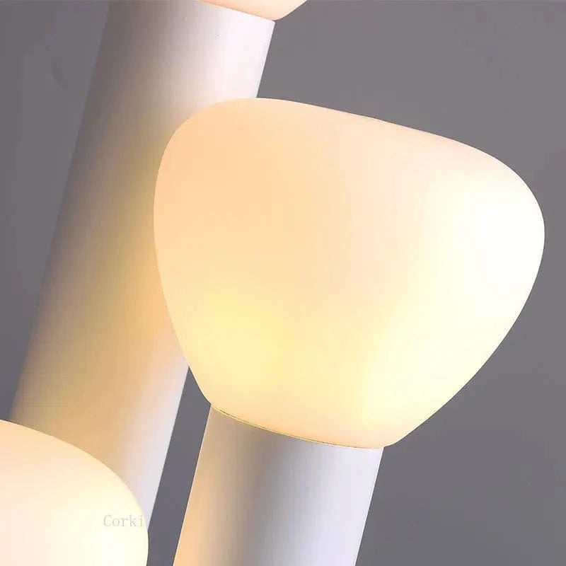 Lampe de Table Nordique Design LED en Fer et Verre | Marco Lucetti