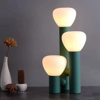 Lampe de Table Nordique Design LED en Fer et Verre | Marco Lucetti