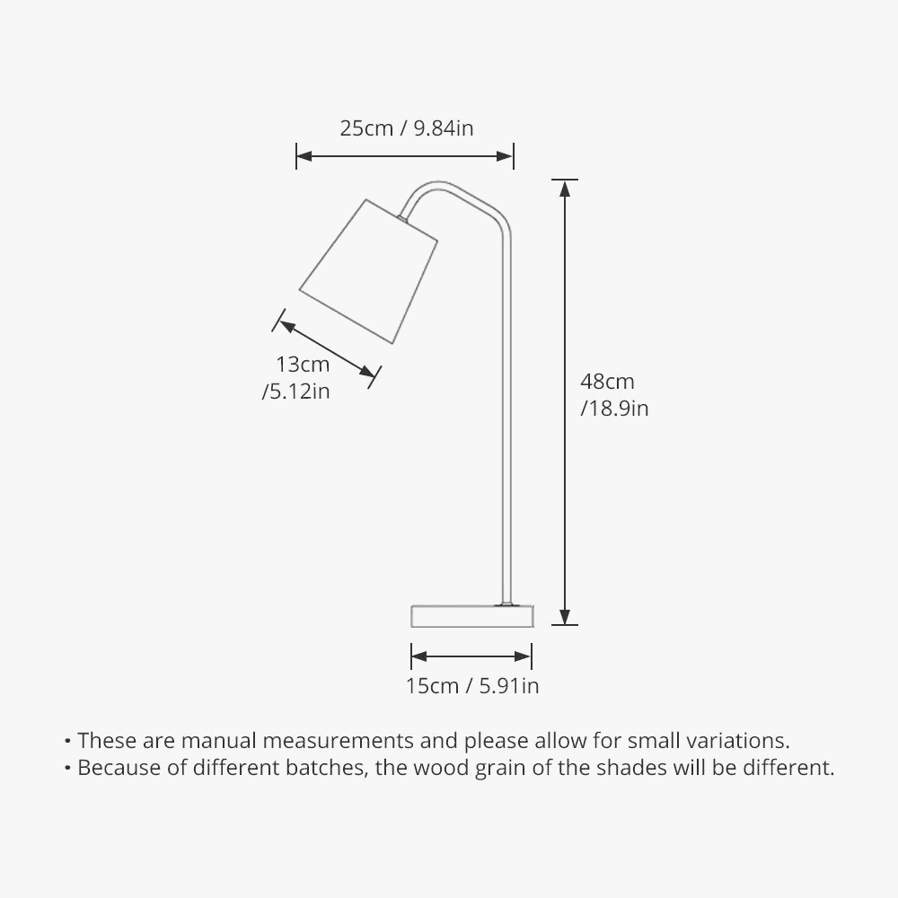 Lampe de Table Nordique en Bois LED - Veilleuse pour Bureau, Lit et Salon | Marco Lucetti