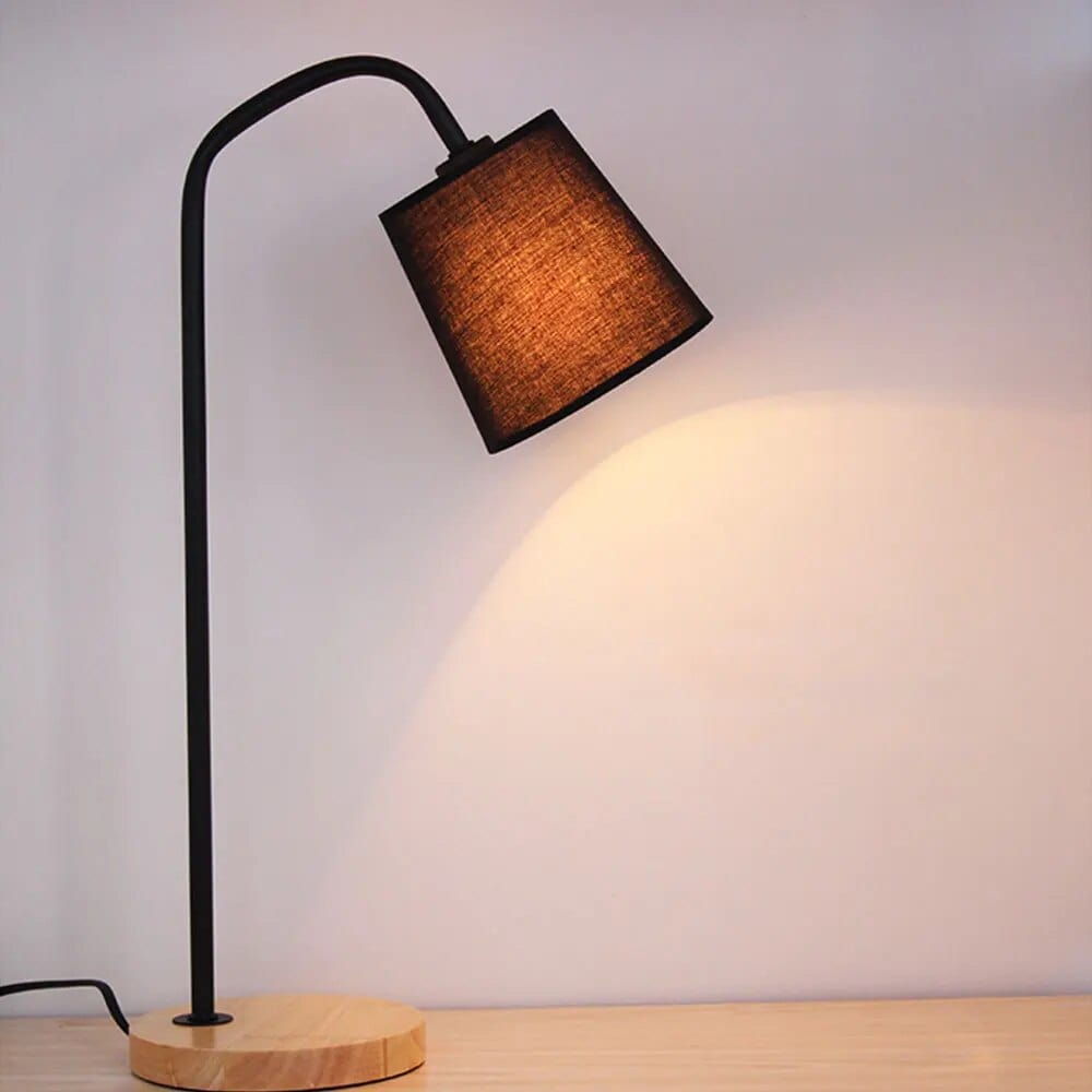 Lampe de Table Nordique en Bois LED - Veilleuse pour Bureau, Lit et Salon | Marco Lucetti