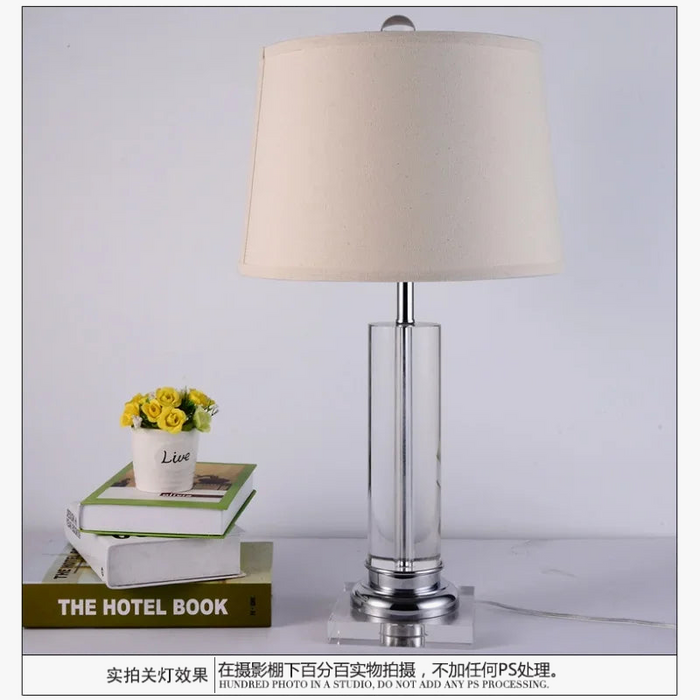Lampe de Table nordique en cristal - Élégance Scandinave