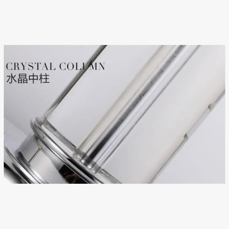 Lampe de Table nordique en cristal - Élégance Scandinave | Marco Lucetti Longitude droite 3 / Longitude droite 3