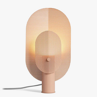 Lampe de table nordique minimaliste en fer forgé