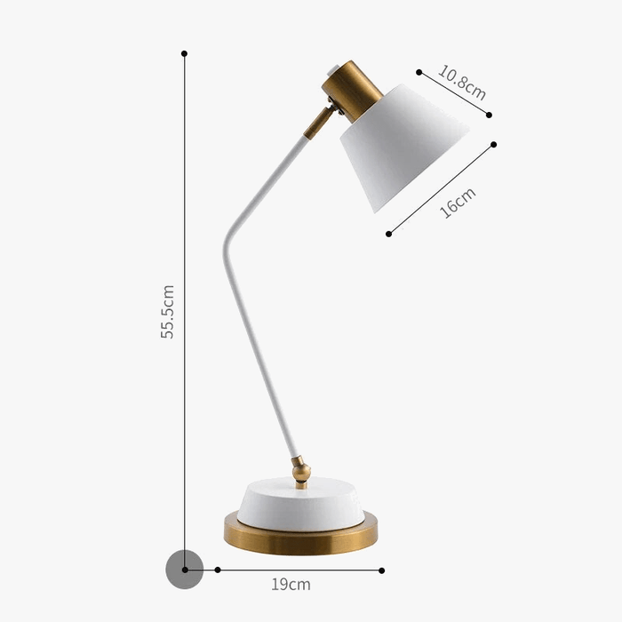 Lampe de Table Nordique pour Chevet de Chambre | Marco Lucetti