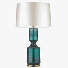 Lampe de table nordique rétro LED pour chevet et chambre, décoration en verre  | Marco Lucetti