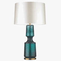 Lampe de table nordique rétro LED pour chevet et chambre, décoration en verre  | Marco Lucetti