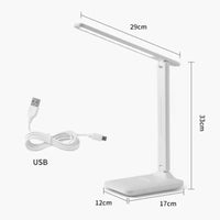 Lampe de Table pliable Led avec 3 types d'éclairage réglables en continu